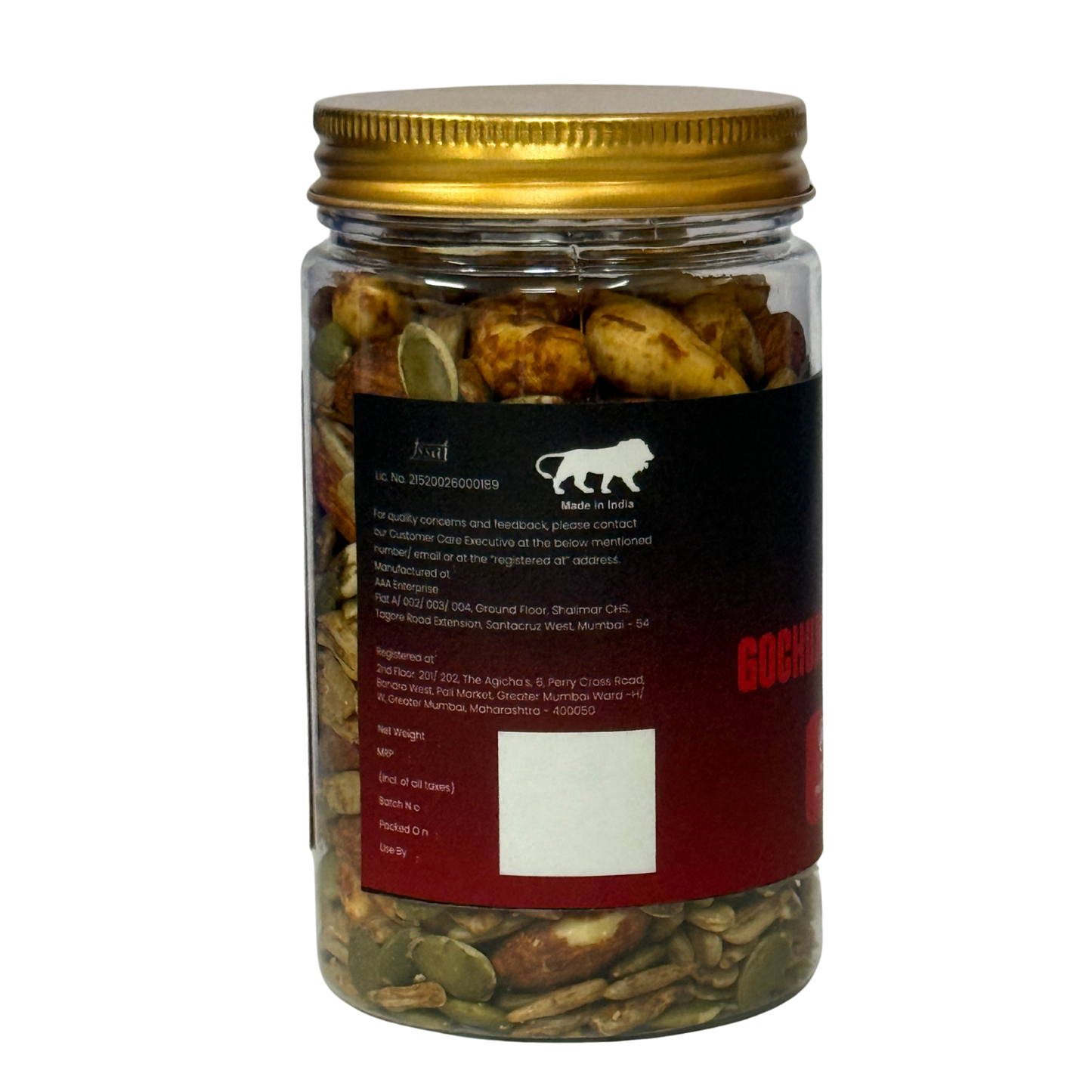 Gourmax Gochujang Korean Trail Mix | Roasted Superfood Snack | High Protein & Fibre | No Palm Oil