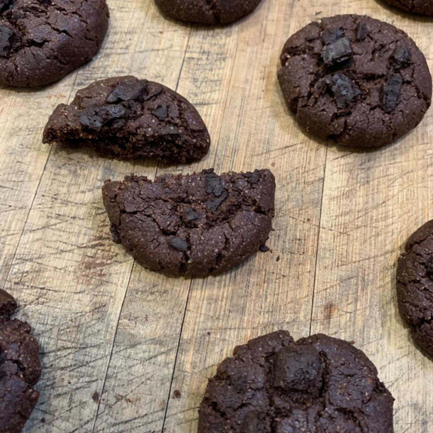 Double Choco Chunk Cookies