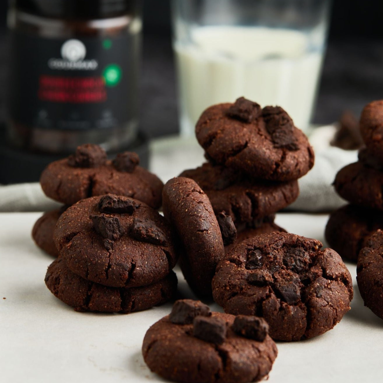 Double Choco Chunk Cookies