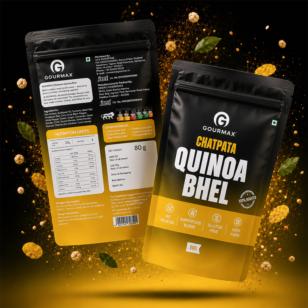 Chatpata Quinoa Bhel — front view