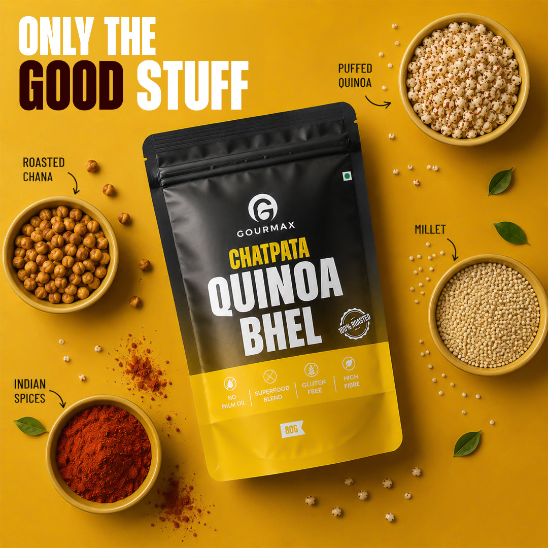 Chatpata Quinoa Bhel — ingredients