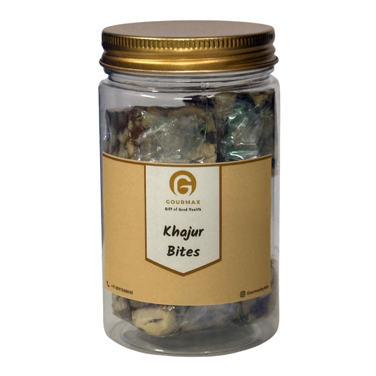 Gourmax Khajur Bites | 6 Pcs Jar | Premium Date Bites with Nuts & Seeds | Natural Energy Snack