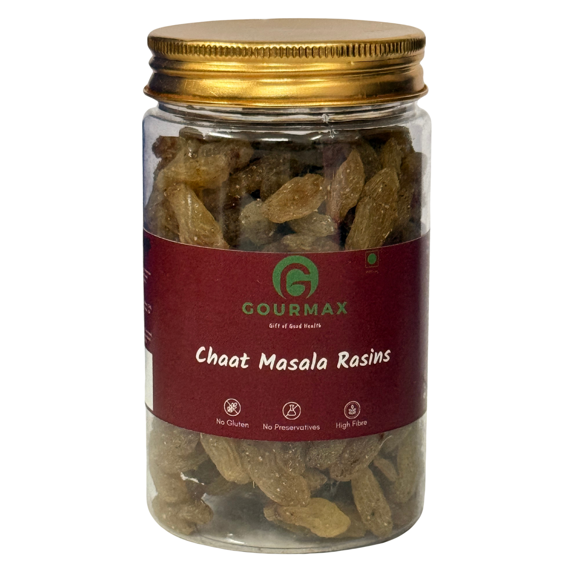 Gourmax Chatpata Masala Raisin Jar | Tangy & Sour Flavoured Raisins | Healthy Sweet & Savoury Snack