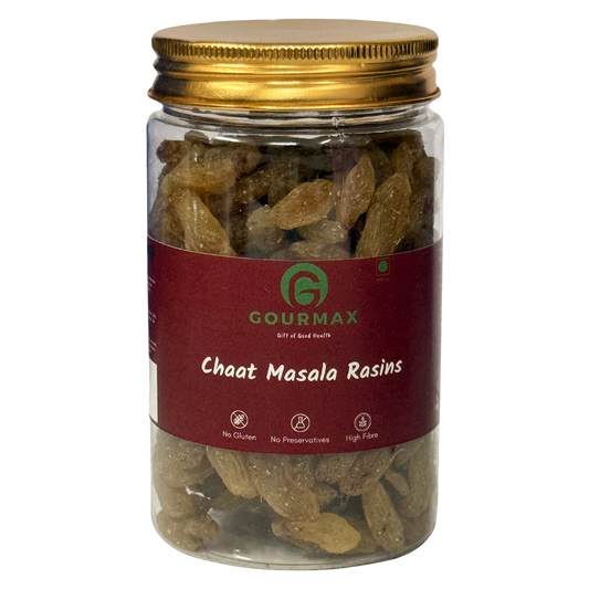 Gourmax Chatpata Masala Raisin Jar | Tangy & Sour Flavoured Raisins | Healthy Sweet & Savoury Snack