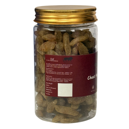 Gourmax Chatpata Masala Raisin Jar | Tangy & Sour Flavoured Raisins | Healthy Sweet & Savoury Snack