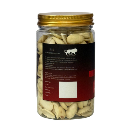 Gourmax White Sprouted Almonds | Dried & Light Roasted | Premium Superfood Snack | High Protein & Fibre