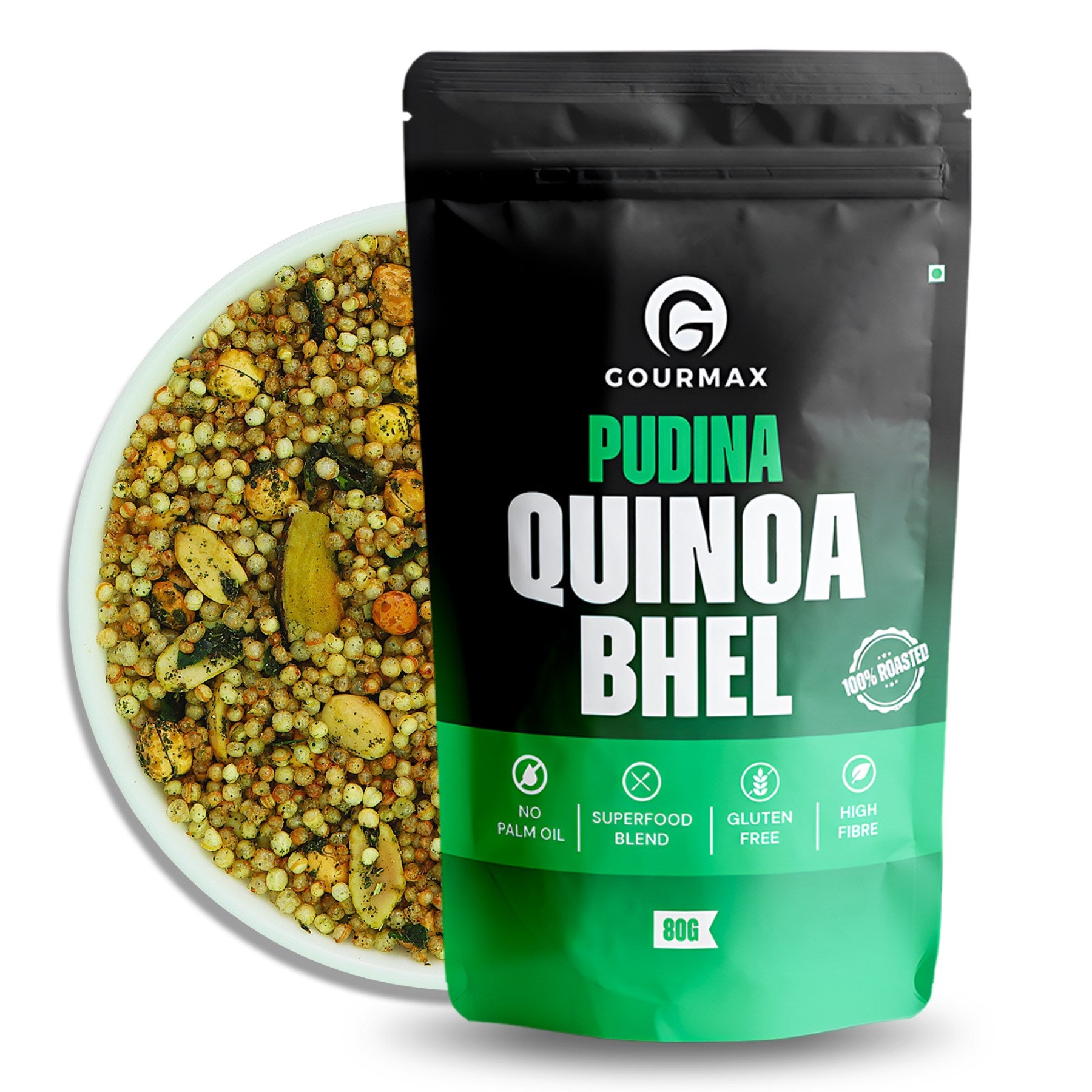 Pudina Quinoa Bhel 80g, 100g & 200g
