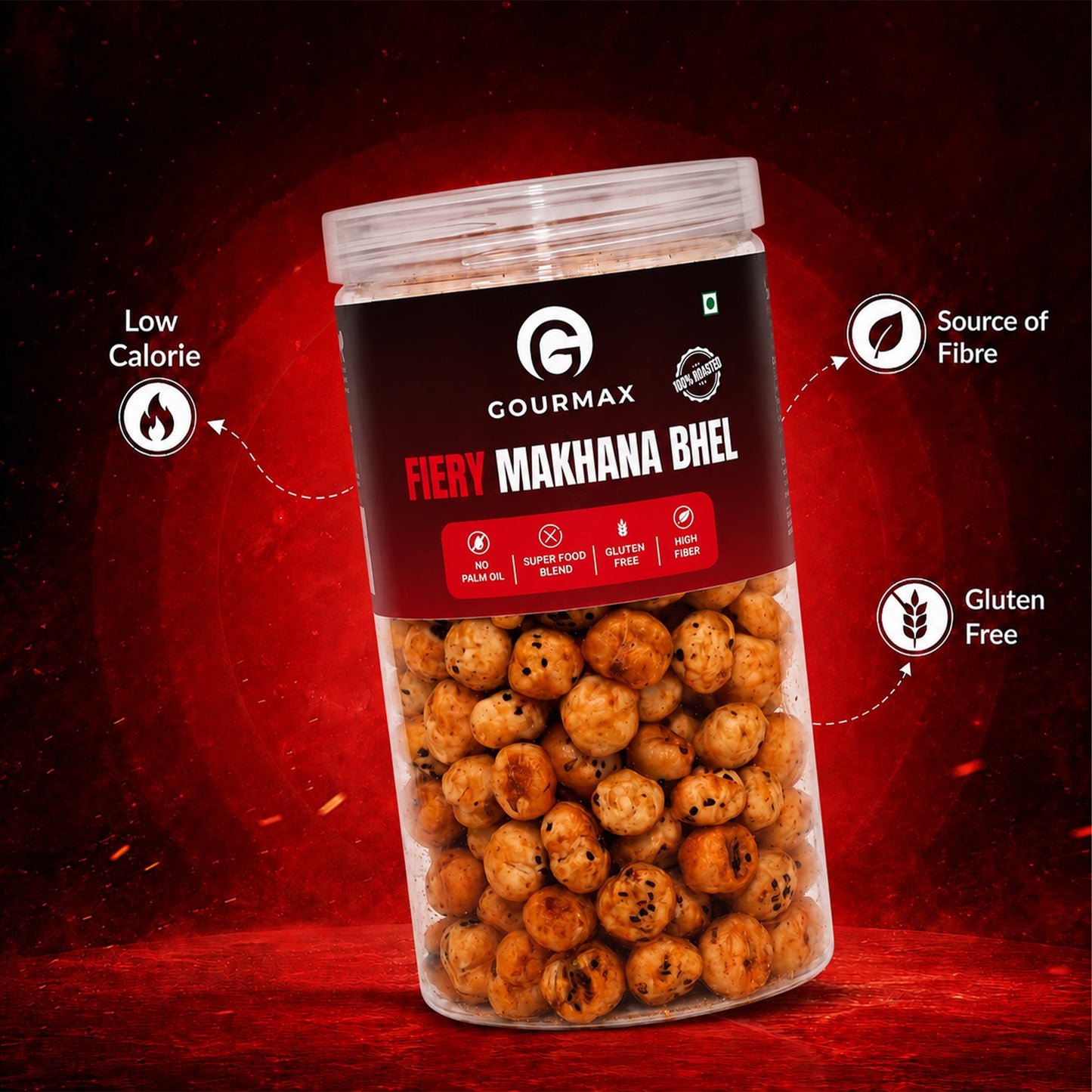 Fiery Makhana Bhel
