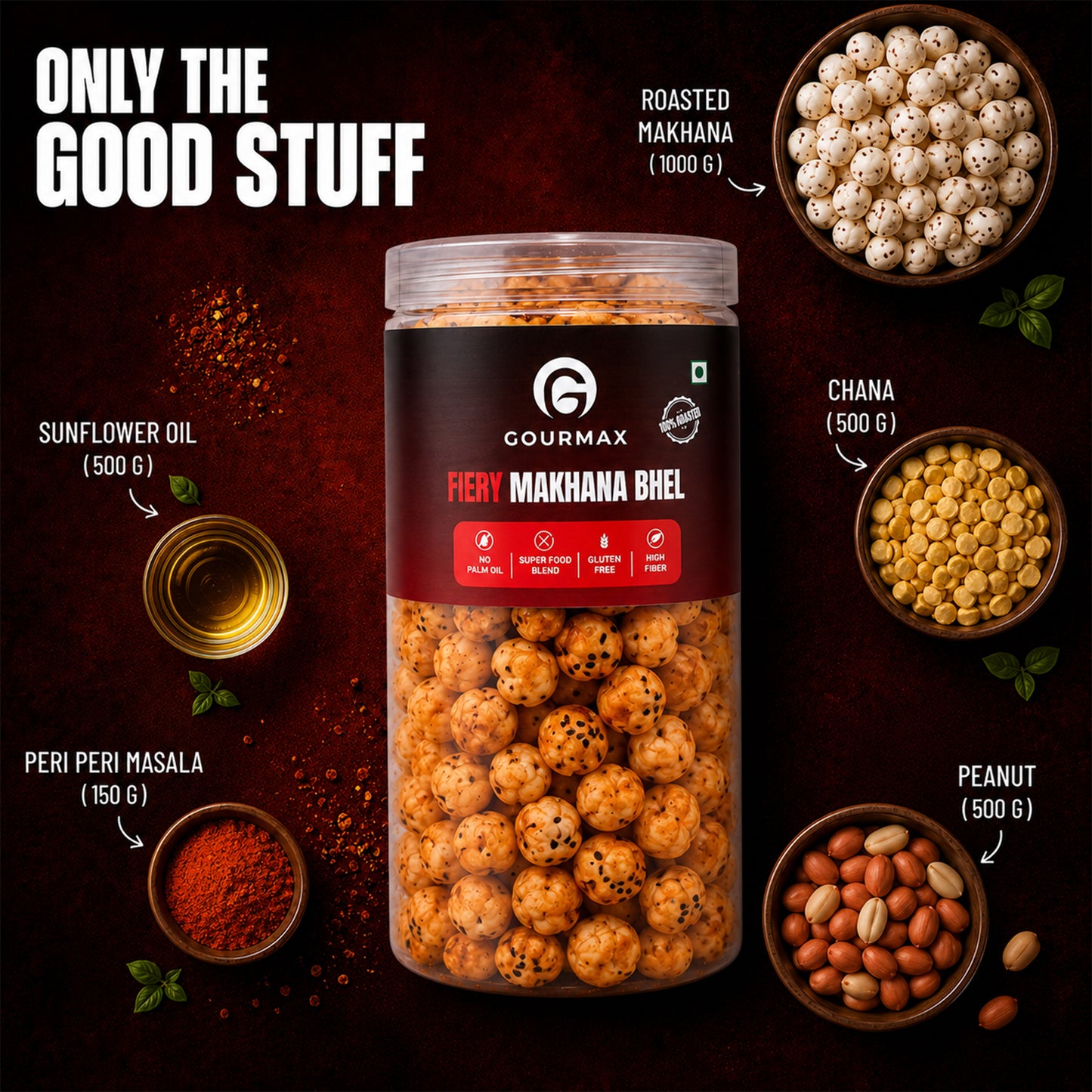 Fiery Makhana Bhel