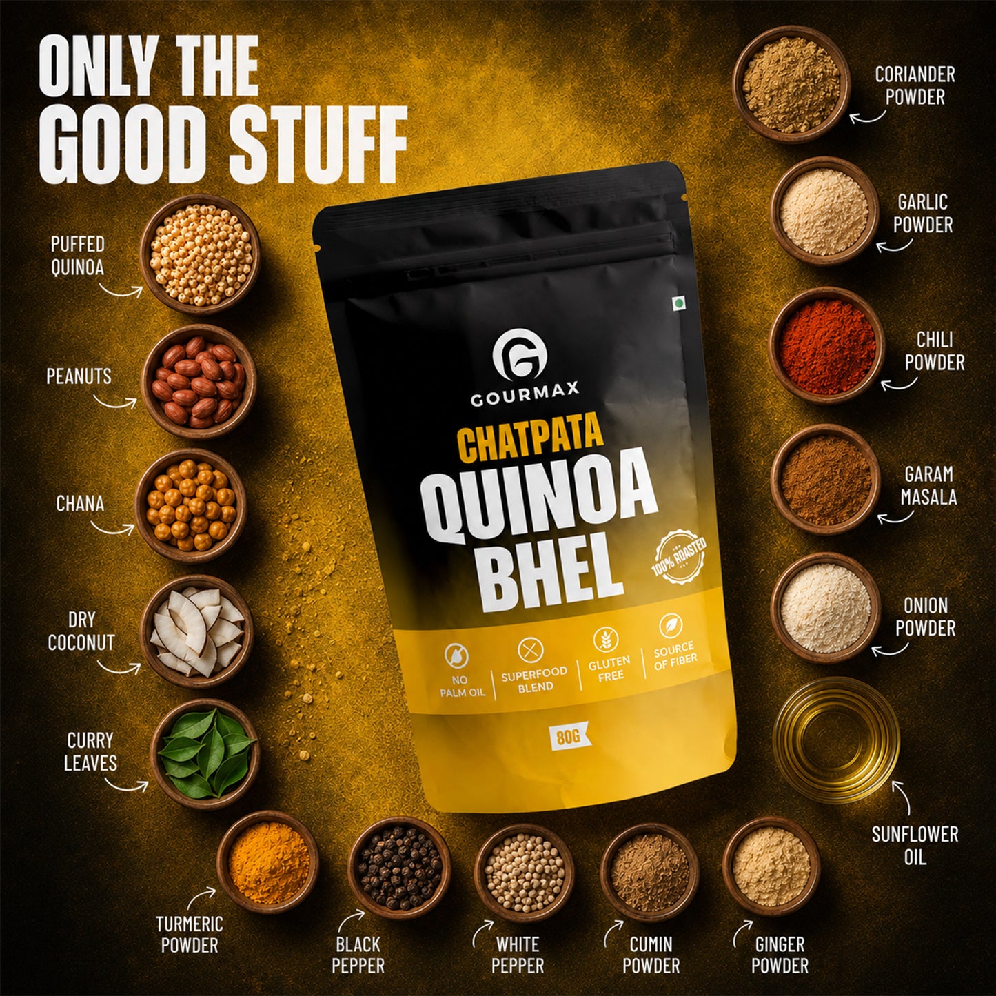 Chatpata Quinoa Bhel