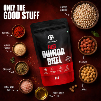 Fiery Quinoa Bhel