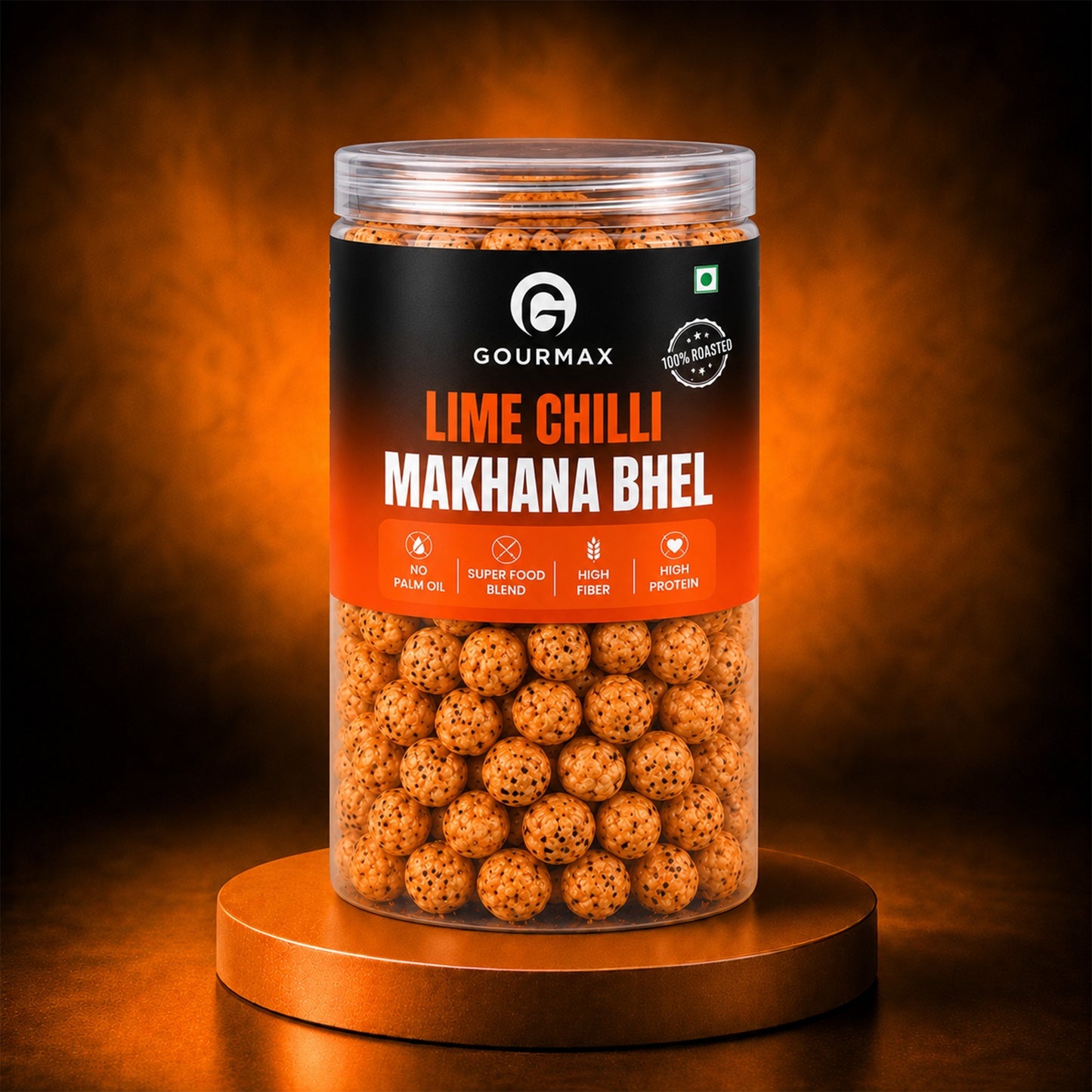 Lime Chilli Makhana Bhel