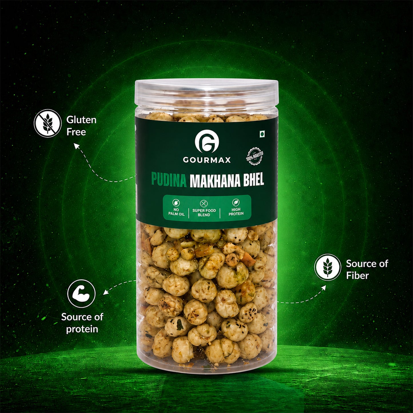 Pudina Makhana Bhel