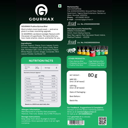 Pudina Quinoa Bhel 80 g