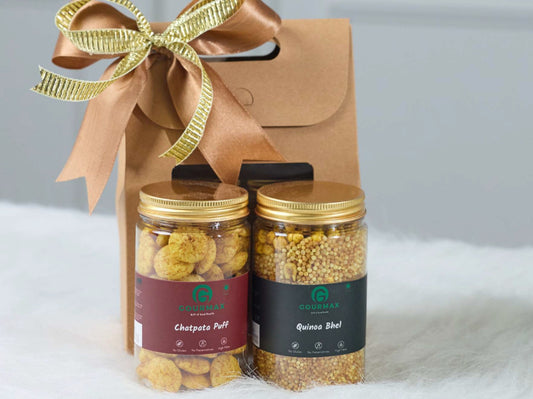 Gourmax Snack Hamper, Quinoa Bhel,  Chatpata Puff 