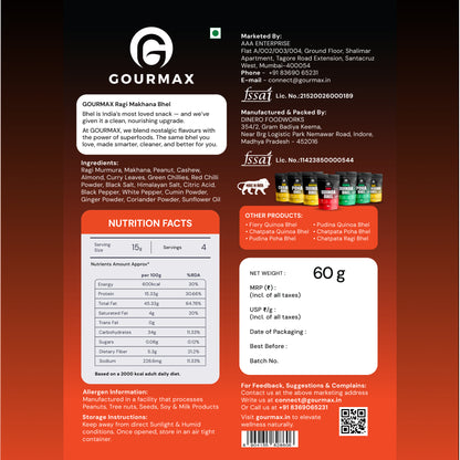 Gourmax, makhana, bhel